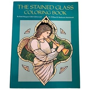 Ruth Margaret Stained Glass Coloring Book